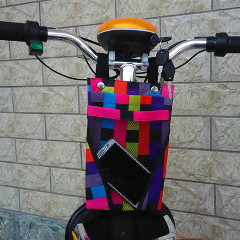Sacoche Guidon Vélo Sac de rangement étanche , support de téléphone