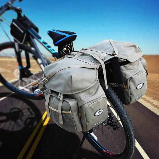 Sacoche vélo double et moderne en nylon