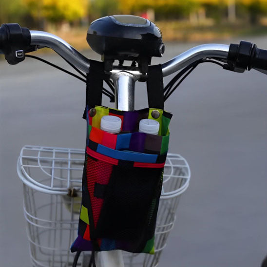 Sacoche Guidon Vélo Sac de rangement étanche , support de téléphone
