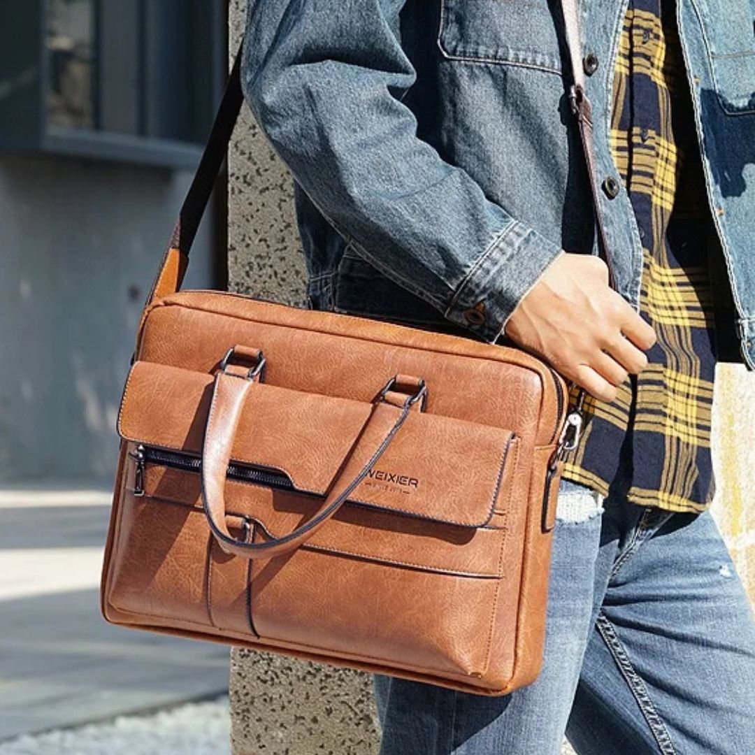 Sacoche ordinateur homme élégante et sophistiquée