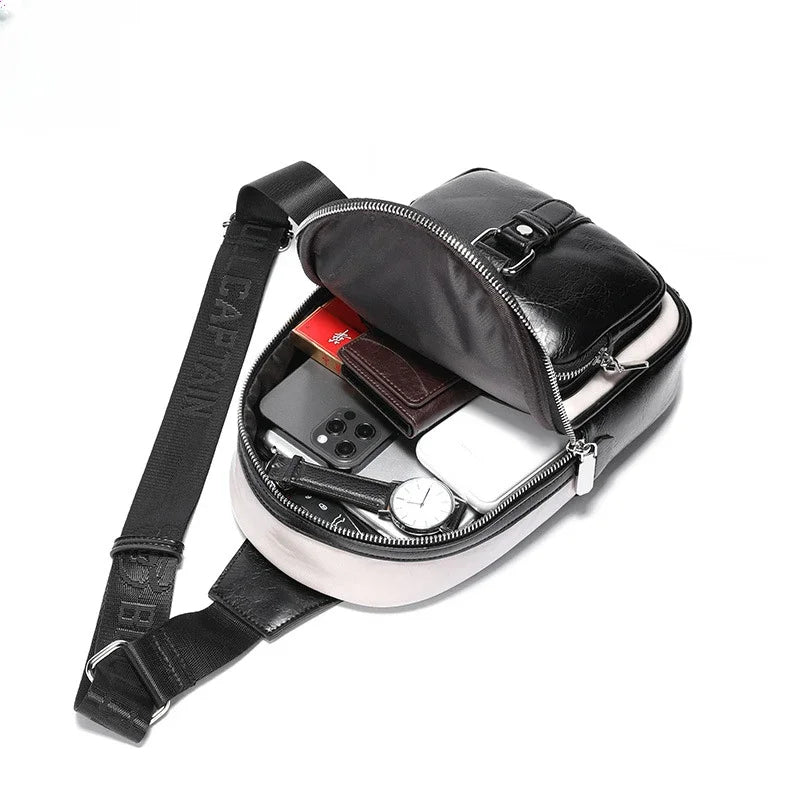 Sacoche blanche au design moderne