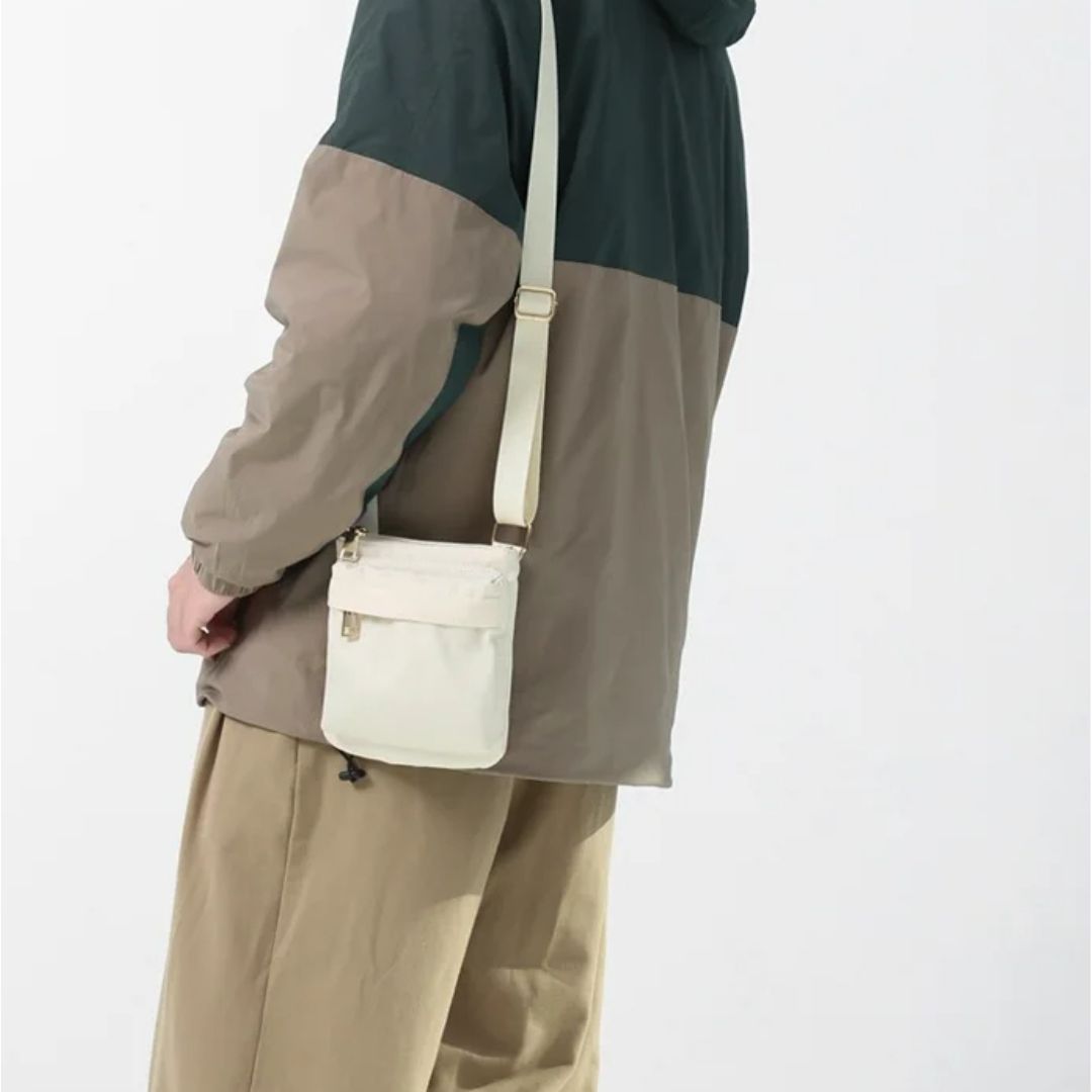 Sacoche blanche étanche en nylon