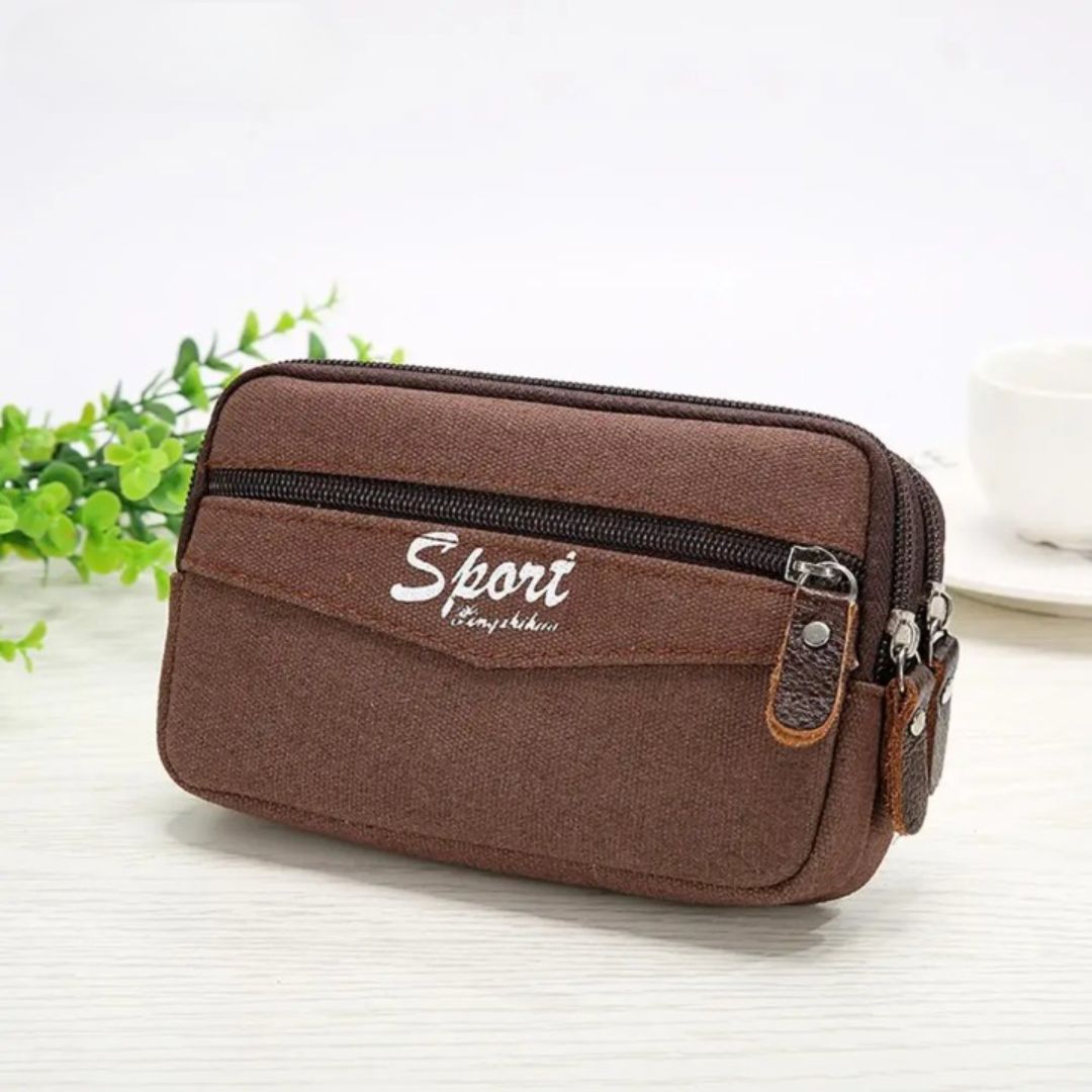 Sacoche ceinture homme légère et décontractée