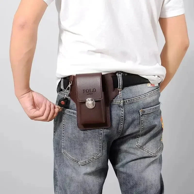 Sacoche ceinture homme de style vintage