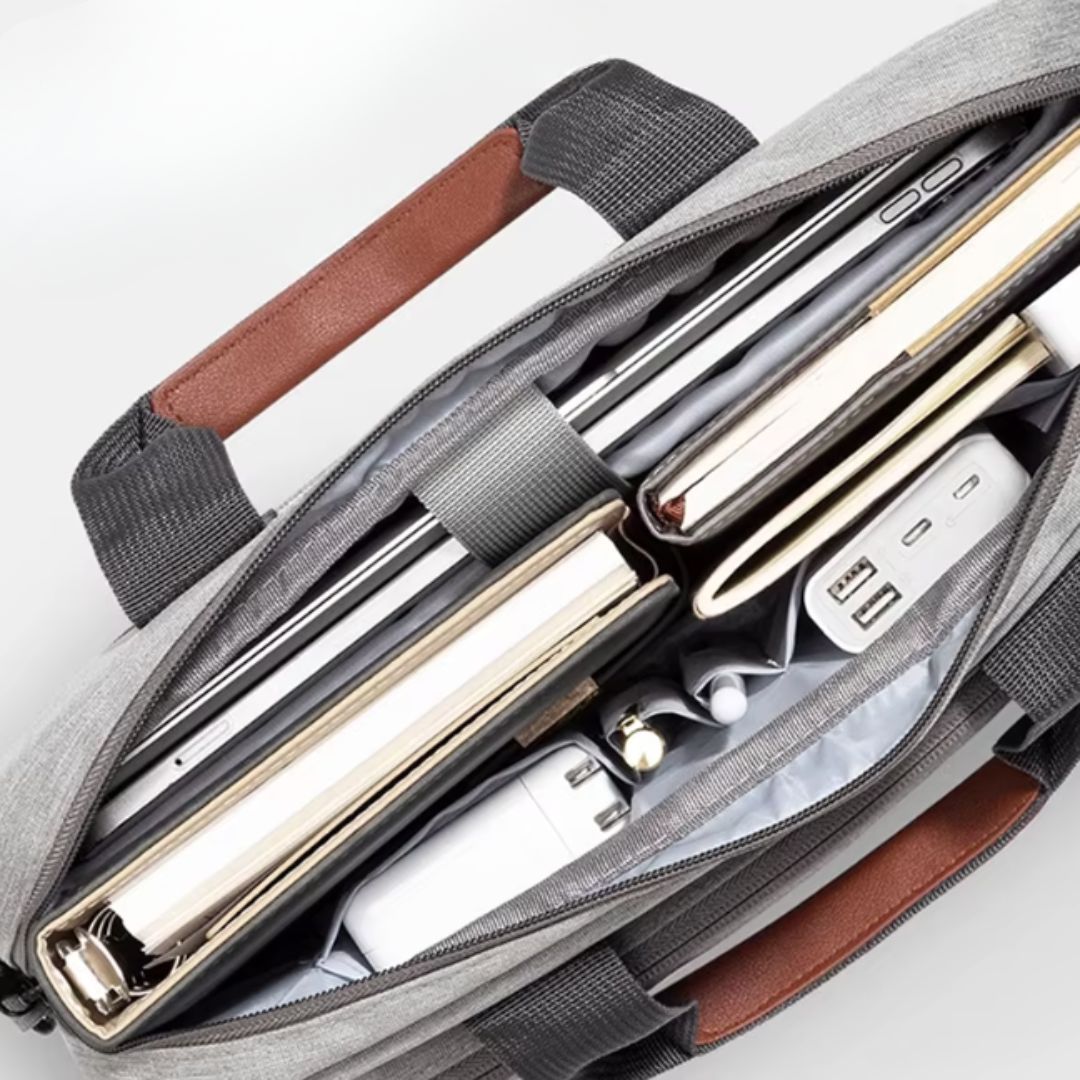 Sacoche ordinateur homme étanche de grande capacité