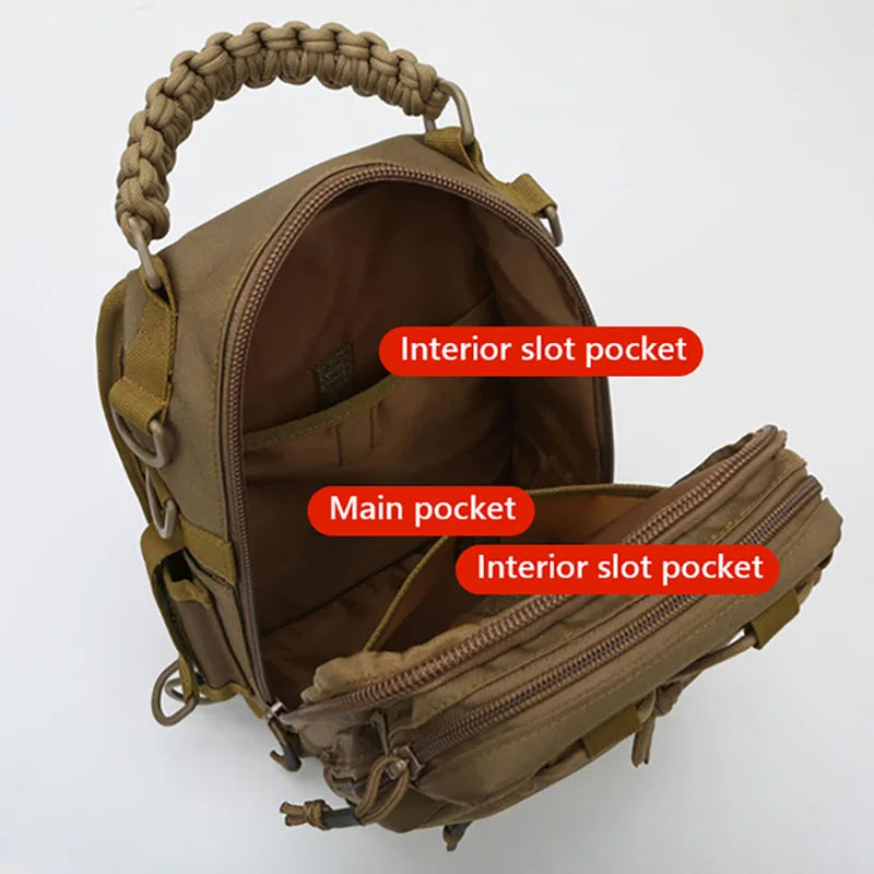 Sacoche tactique pour la pêche, la chasse et la randonnée