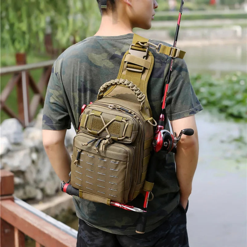 Sacoche tactique pour la pêche, la chasse et la randonnée