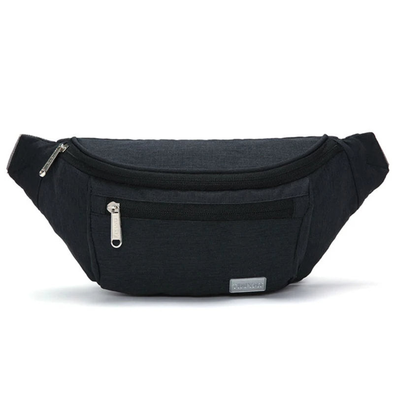 Sacoche banane homme imperméable avec poches