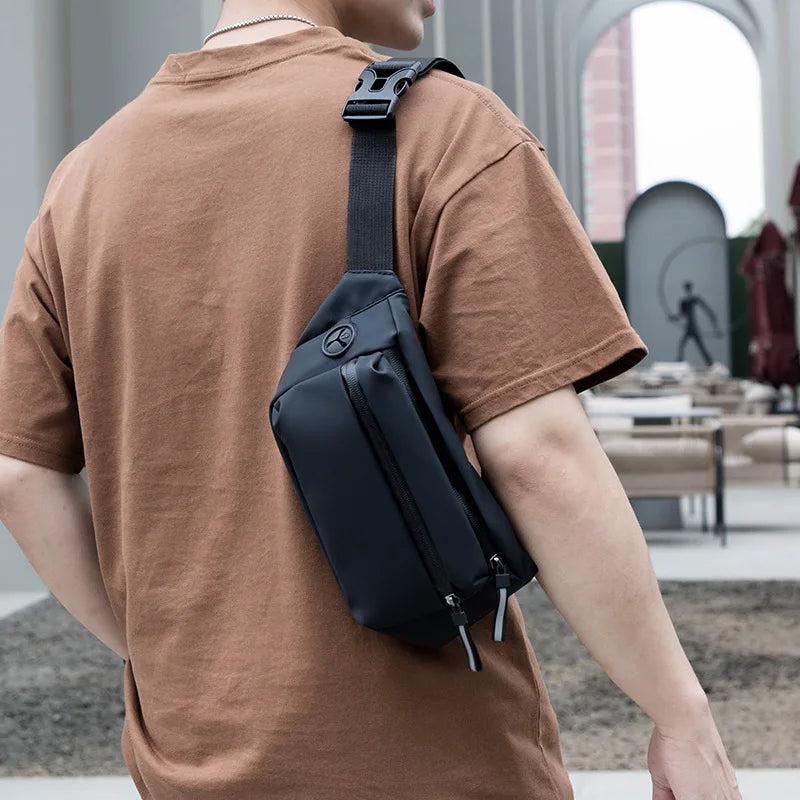 Sacoche banane homme moderne en nylon