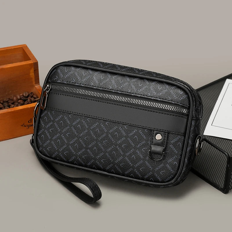 Sacoche bandoulière homme moderne avec motifs