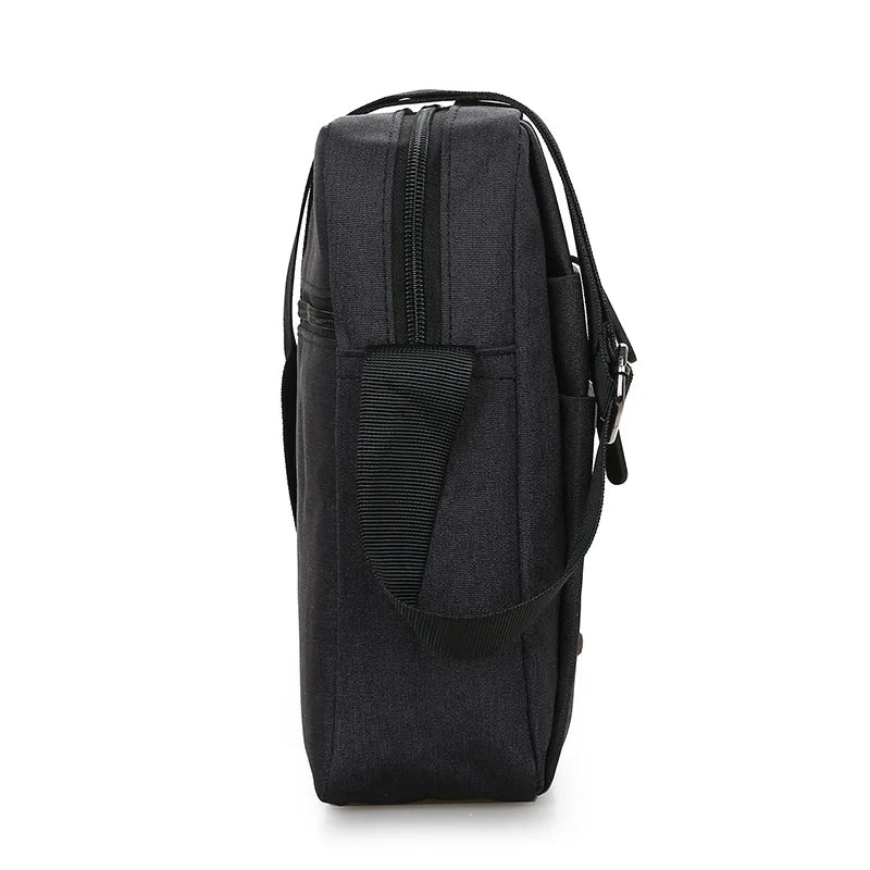 Sacoche bandoulière homme en tissu oxford