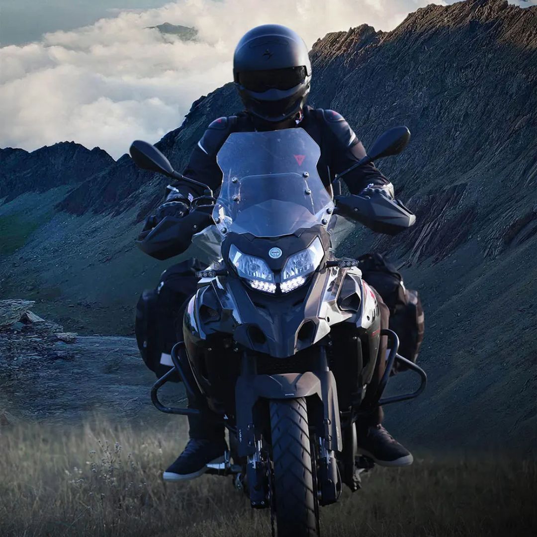Sacoche moto latérale de grande capacité