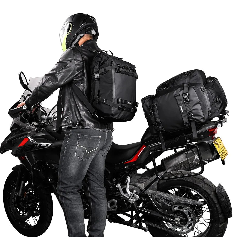 Sacoche moto résistante et imperméable